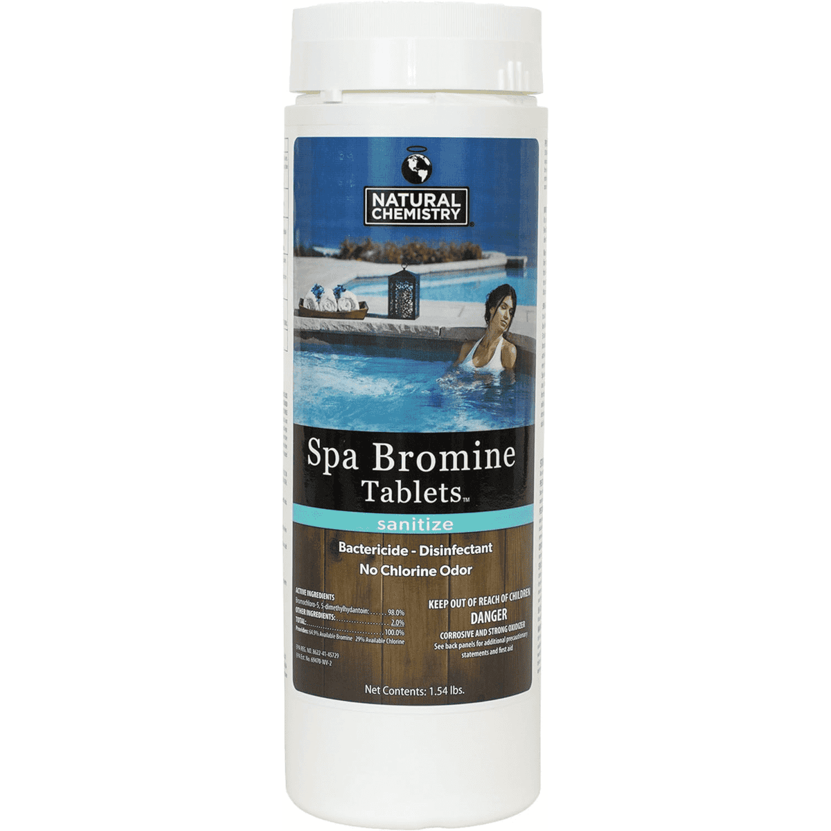 NATURAL CHEMISTRY BROMINE 1.5LB SPA TABS